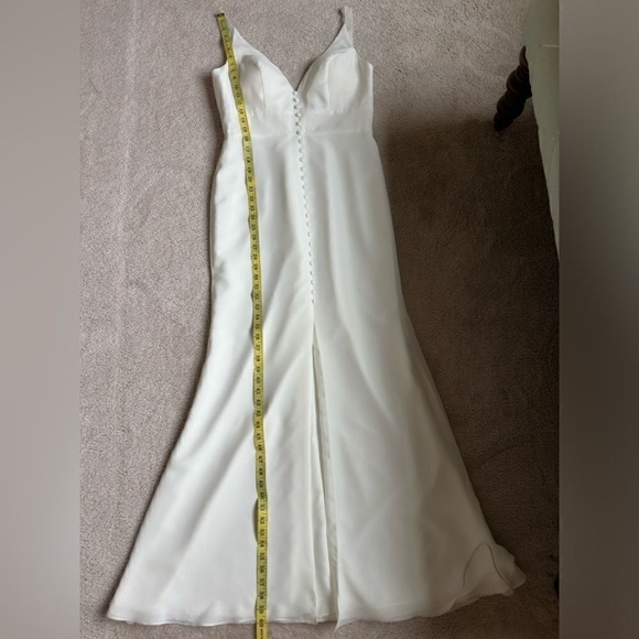 Christina Wu Bridesmaid Celebrations Collection Dress Ivory Size 10 Style 22029 - Picture 13 of 16